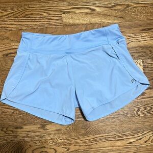 Free Fly light blue active breeze short with liner